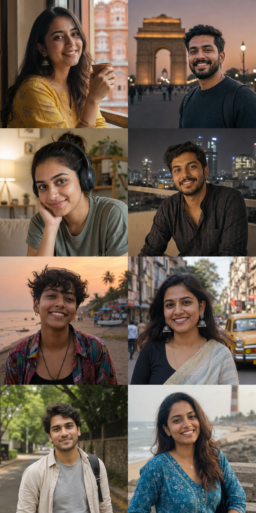 Indian creators sharing stories and conversations from across India
